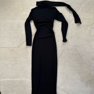 Lulu's Chic Black Long Sleeve Dress